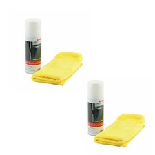 2 x Gloss Surface Cleaner 200ml & Microfiber Cloth Kit CLEANAST Unika CLEAN23