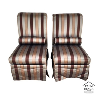 Pair of Drexel Heritage Slipper Chairs