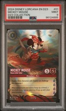 DISNEY LORCANA EN D23-D23 EXPO PROMO MICKEY MOUSE - BRAVE LITTLE TAILOR PSA 9