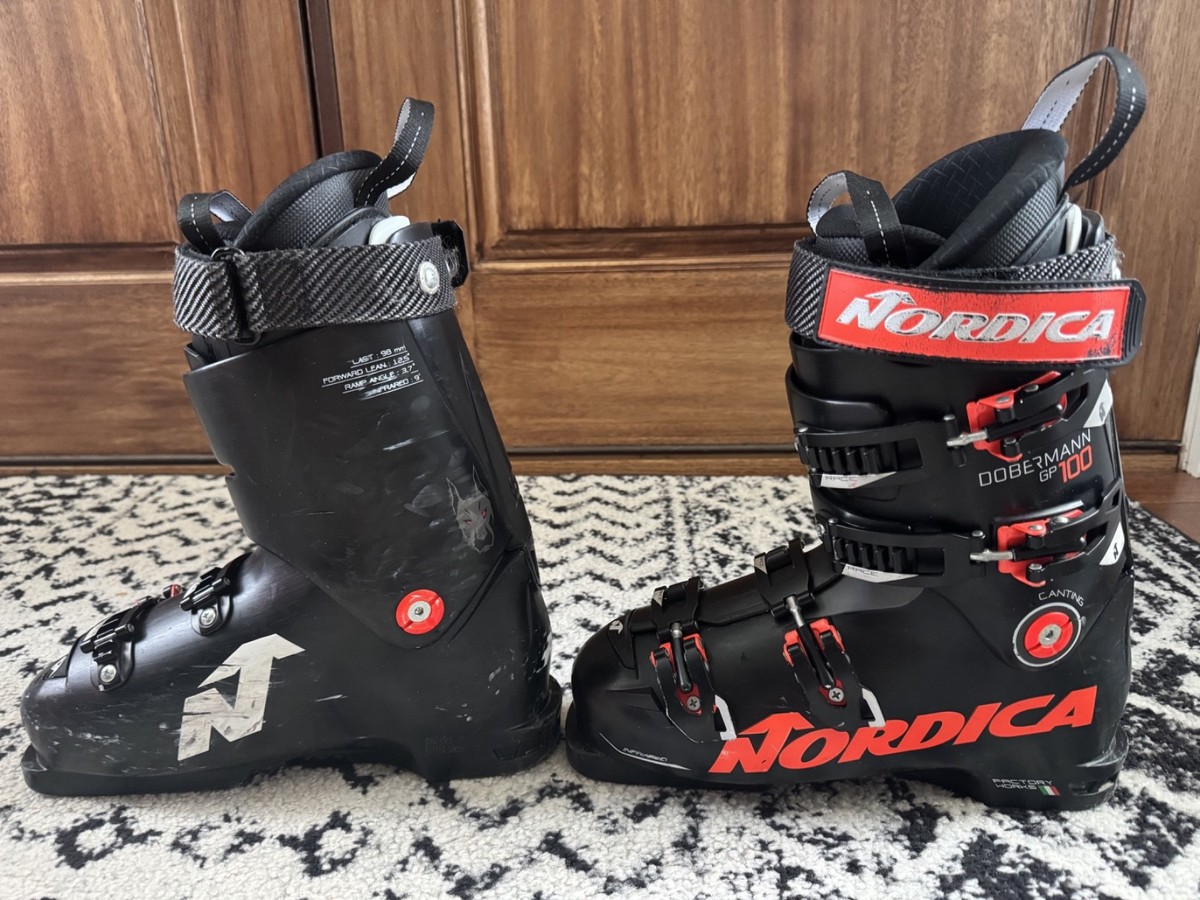 Nordica Dobermann GP 100 LC Ski Race Boots Mondo 26.0/26.5 23/24