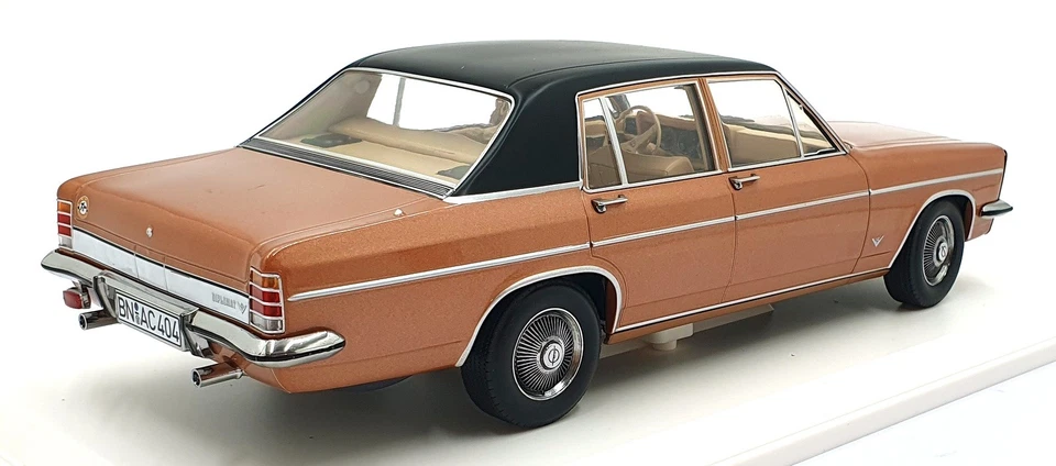 Norev 1/18 Scale Diecast 183689 - 1969 Opel Diplomat V8 - Met. Copper/Red - Image 2 of 4