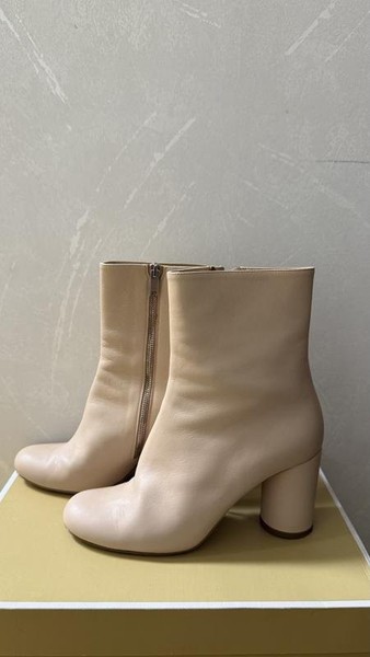 Women Dondup Boots Beige Leather 39