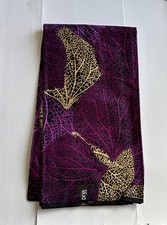 African Print Fabric, Ankara - Black, Blue, Red, Orange, Yellow Fabric