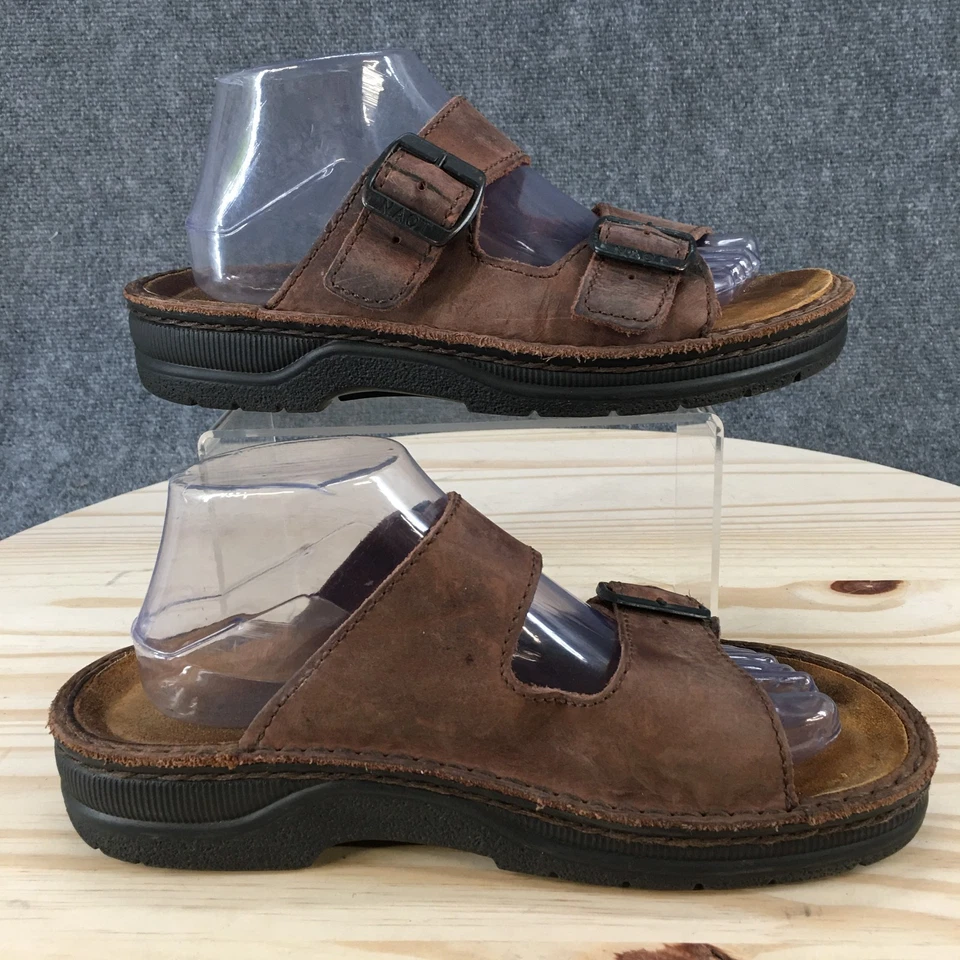 Sandalias Naot Mujer 40 Mikaela Informales Hebilla Correa Deslizable Cuero Marrón Foto 2 de 4