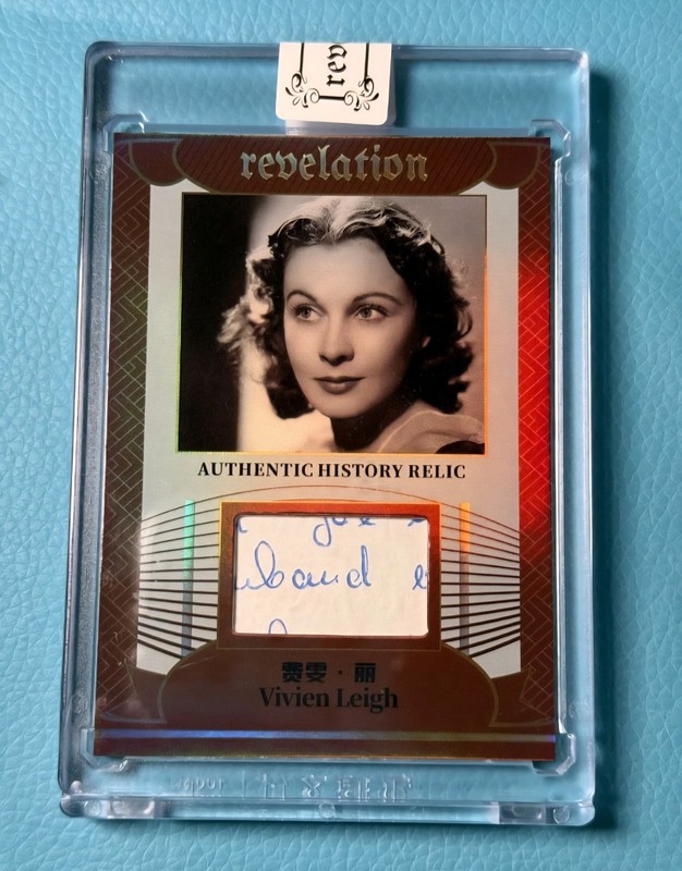 Vivien Leigh 2025 Eternal Revelation History Relic Letter Card #25/99