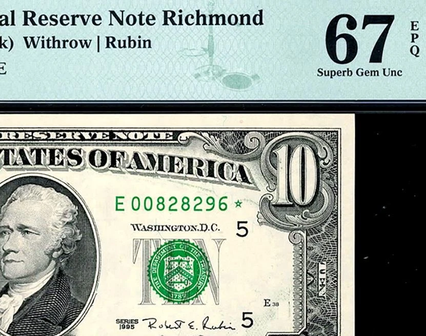 $10 1995 US Small Size Paper Money Notes for sale | eBay