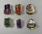 Us Army Dui Di Unit Crest Lot of 6 Different # 1