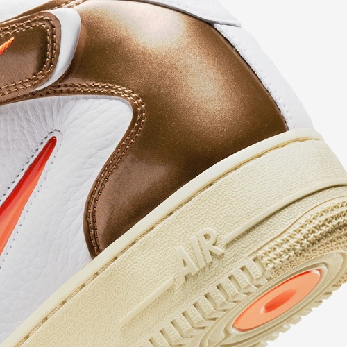 Nike Air Force 1 Mid QS "Ale Brown" Herren Sportschuhe UK Größe 9,5 EU 44,5 DH5623 101 - Bild 8 von 9