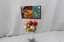 Vintage NOS Christmas Ornament Kit Sequins Beads Set 6 Walco M4155