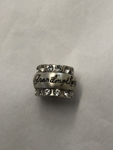 BRIGHTON SILVER PLATED Barrel Slide CHARM BRACELET  With 7 Charms & 7 Spacers - Picture 8 of 10