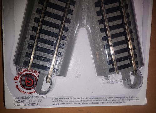 Bachmann Züge 44540 Snap-Fit E-Z Gleis 30 Grad Kreuzung (1/Karte) - Nickel Sil - Bild 3 von 7