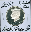 2011 S SILVER KENNEDY HALF PERFECT ULTRA FINEST PROOF DCAM   LOW MINTAGE