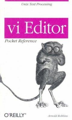 Vi Editor Pocket Reference Paperback Arnold Robbins