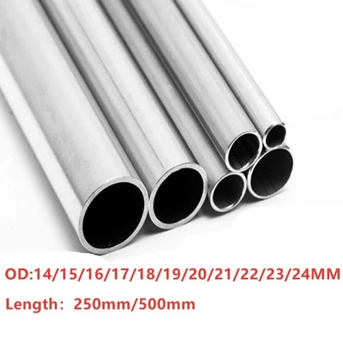 304 Seamless Stainless Steel Capillary Tube Length 250/500mm Hollow Water Pipe
