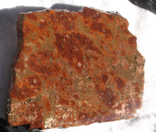 Copper Ore Specimen Huge Shiny Glossy Slab 1.86 Lb's 846 Grams Keweenaw MI - Picture 6 of 6