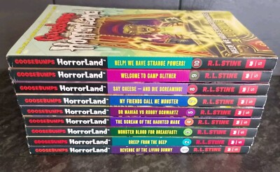 Goosebumps Book Bundle x 9 Titles No Duplicates with FREE UK TRACKED DELIVERY