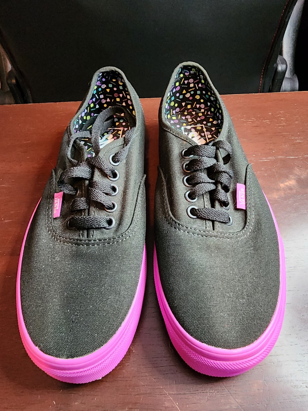 Vans Shoes Pop Dots Black Purple Orchid Unisex Size Men's