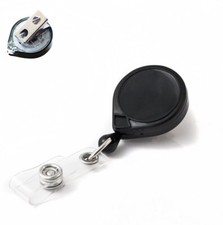 KEY-BAK USA Mini-Bak Retractable ID Badge Reel with Alligator Swivel Clip