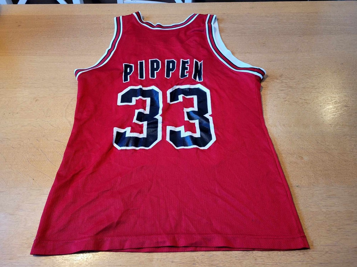 Champion Chicago Bulls 33 Pippen SHIRT TRIKOT JERSY CAMISETA