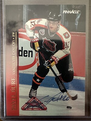 1993 Score Pinnacle Pavel Bure All Star Autograph 31 Very Rare