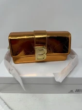 Brandon Blackwood Medium Nia Metallic Orange Bag 