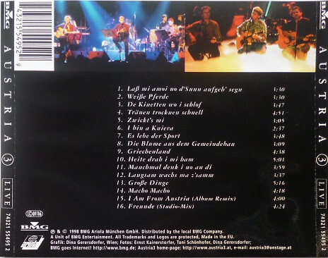 Austria 3 Live - CD - Picture 2 of 3