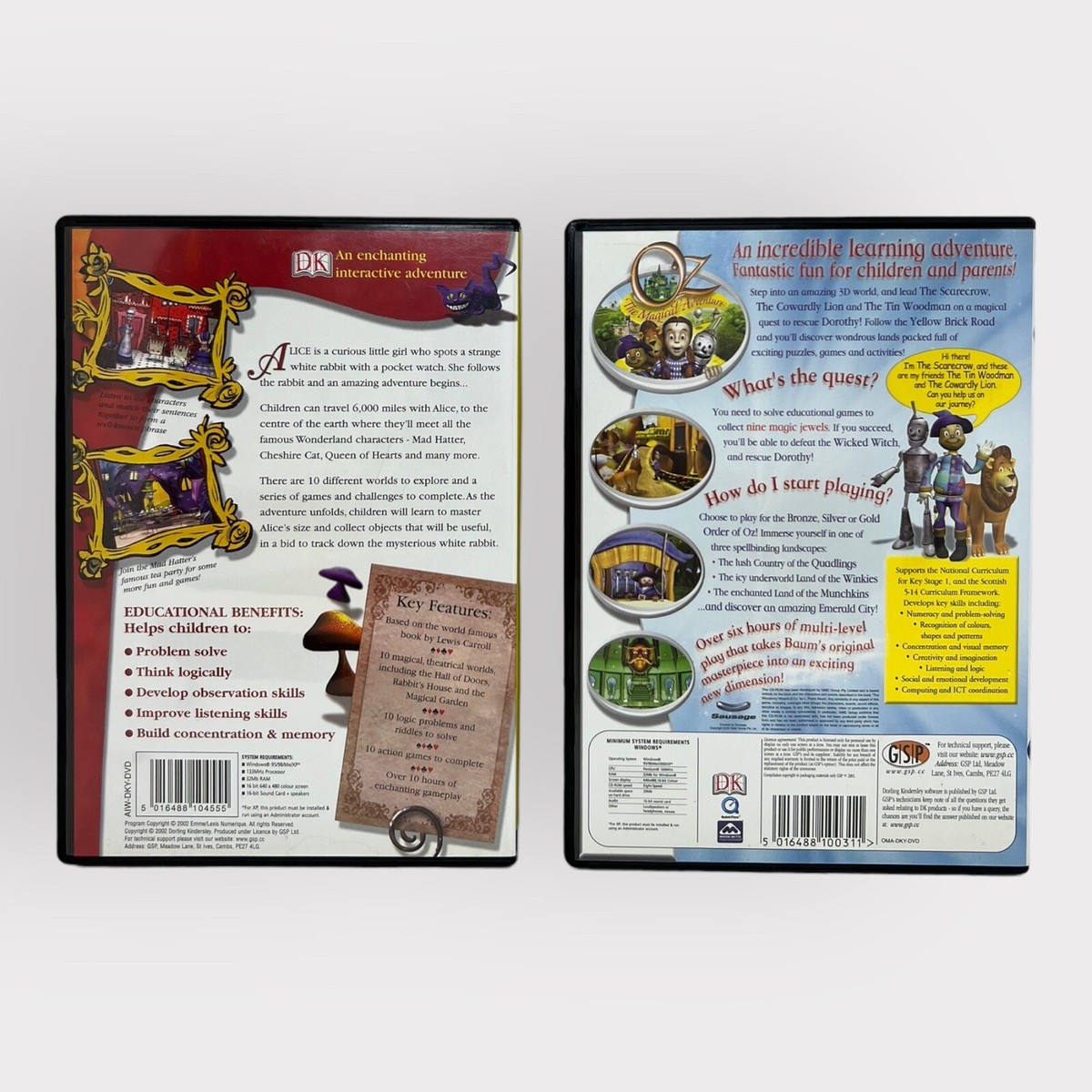 Windows PC Games - Alice in Wonderland & Oz: The Magical Adventure