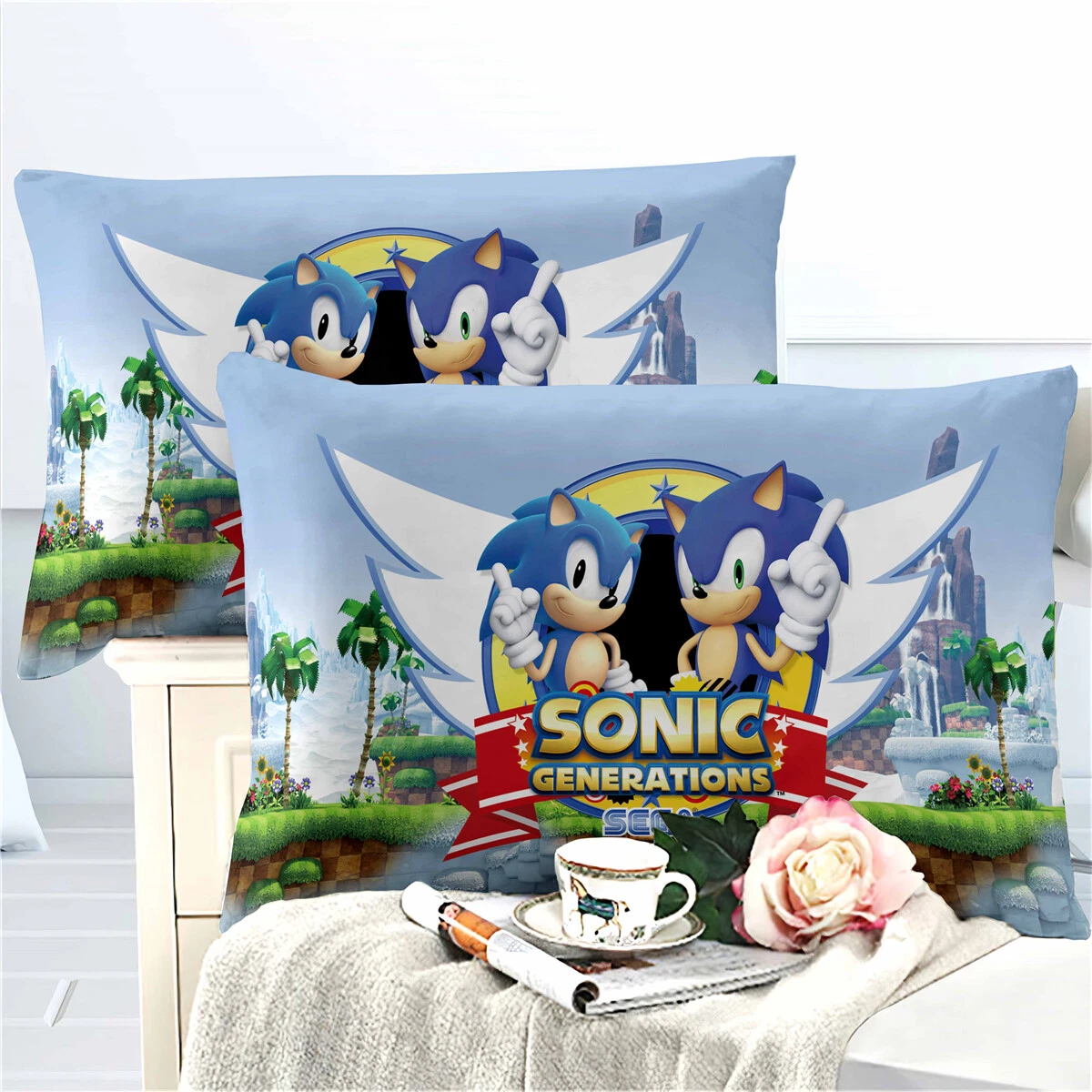 Sonic The Hedgehog Bedding Set, Bedroom Decoration