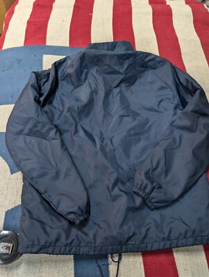 Vintage 70s Sears Bomber Jacket M Blue | eBay