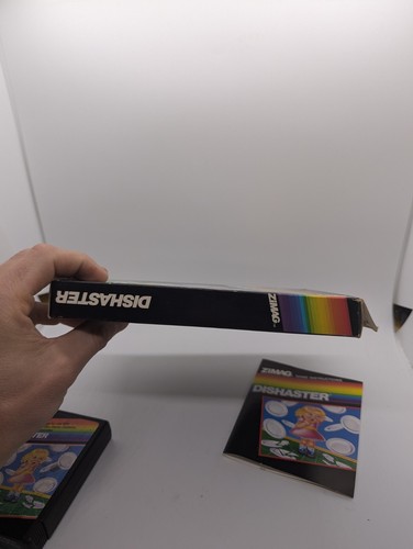 Dishaster (Atari 2600) Cartridge With Manual TESTED! RARE! Video Game Authentic - Picture 7 of 9