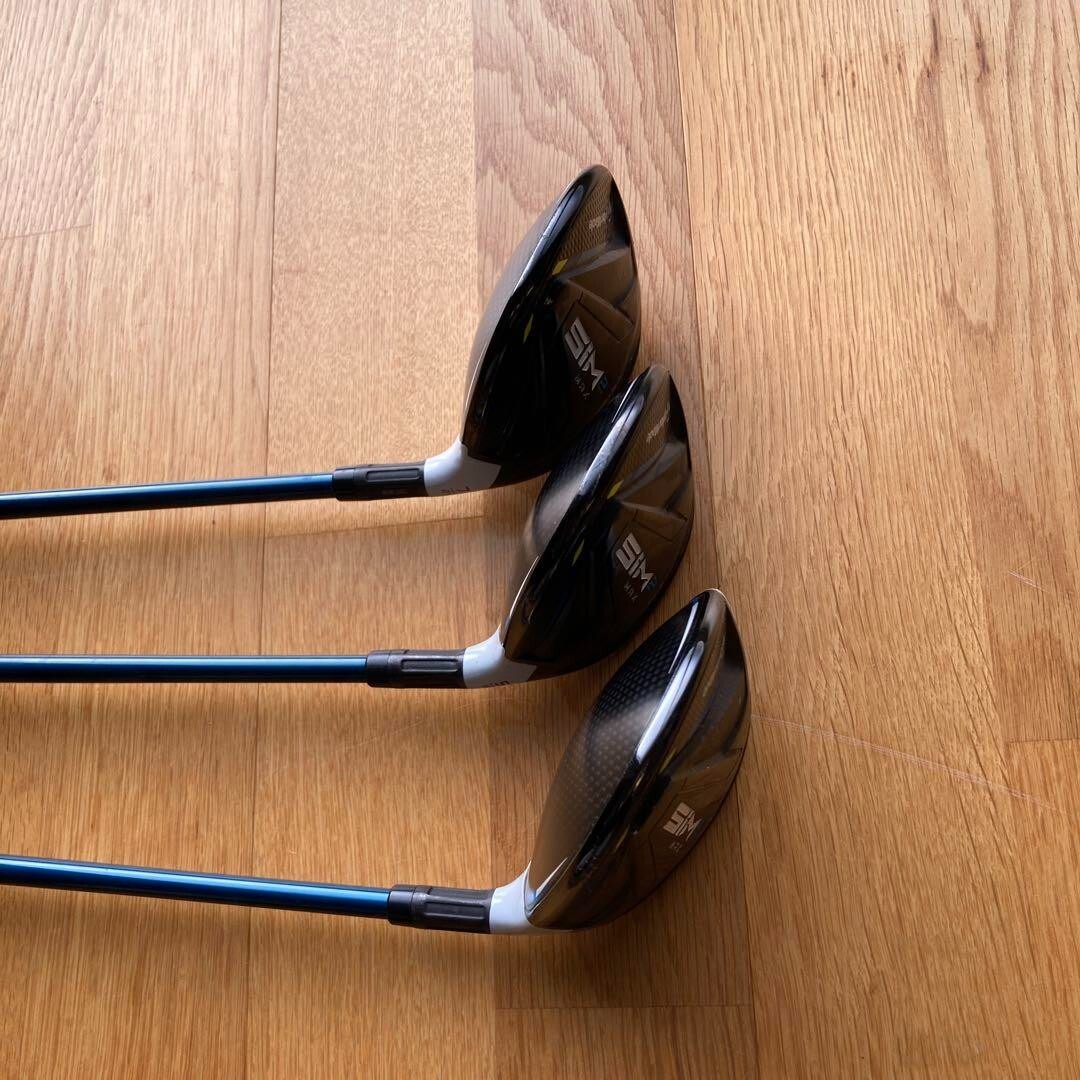TaylorMade SIM2 MAX Fairway Wood 3pcs 3W,5W,7W Flex S Stiff