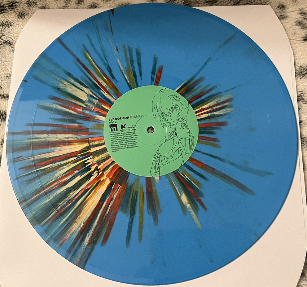 未使用品 アナログレコード 2LP 輸入盤　EVANGELION FINALLY EVANGELION FINALLY 2X VINYL NEW! LIMITED PINK SPLATTER LP
