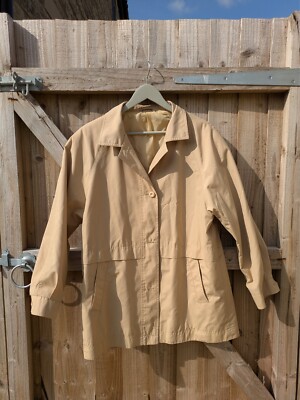 Vintage Dannimac Lightweight Short Trench Coat Size 14-16 UK