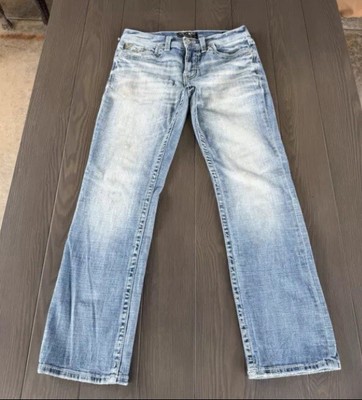 Salvage Supply Co Mayhem Bootcut Jeans 31x32 Light Blue Stretch Premium Denim