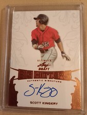 2015 LEAF Draft Big Hitters Scott Kingery AUTOGRAPH #BH-SKI Rookie Baseball Card. rookie card picture