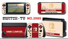 Vinyl Decal Skin Sticker Protector for Nintendo Switch Classic NES FC 2080