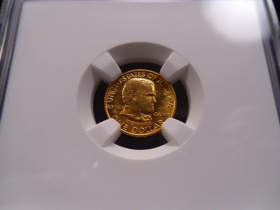 1922 MS66 Grant Gold Commemorative Dollar NGC Certified Gem - Beautiful Coin - Image 4 of 4