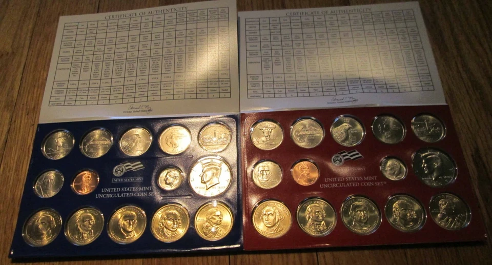 2007 Mint Set Sealed U.S. Mint P & D 28 Uncirculated Coins COA Unopen Best - Image 3 of 3