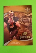 2009 UPPER DECK ICONS #40 DREW BREES HOFer, SAINTS