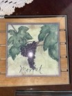 The Gallery Collection Tempered Art Glass Coasters With Wooden Stand  4" x 4" — photo 2