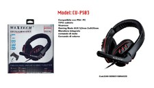 Cuffie da Gioco Gaming Headset con Microfono compatibile per Ps4/pc Maxtech  | Acquisti Online su eBay