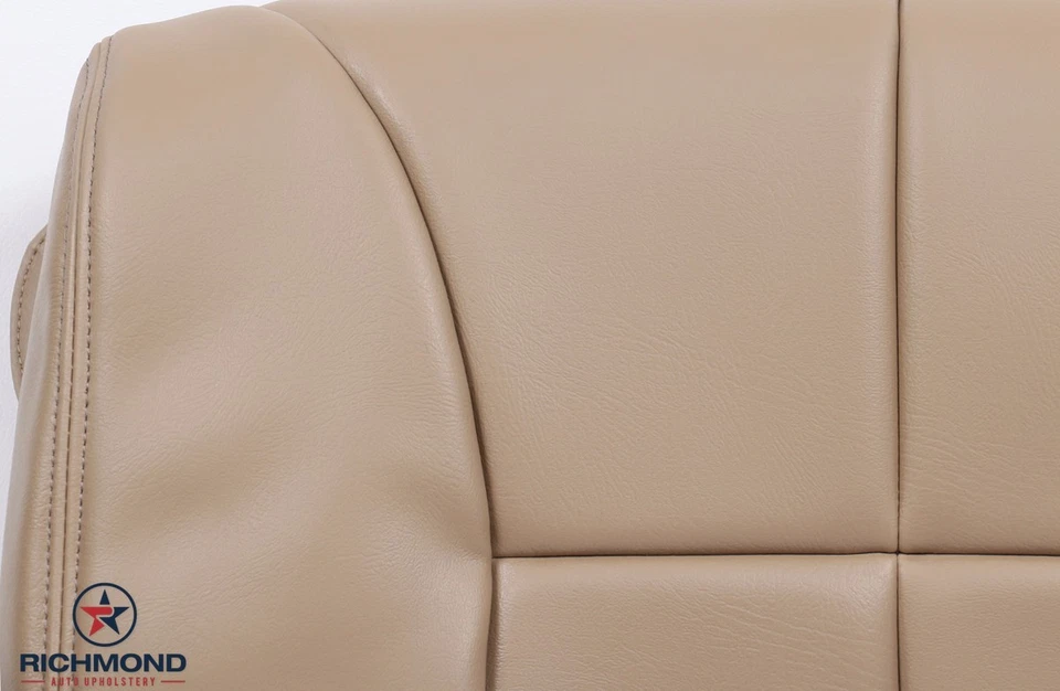 Para Dodge Ram 3500 SLT 2001 Laramie Quad - Cubierta de asiento de cuero inferior del conductor tostado Foto 4 de 4