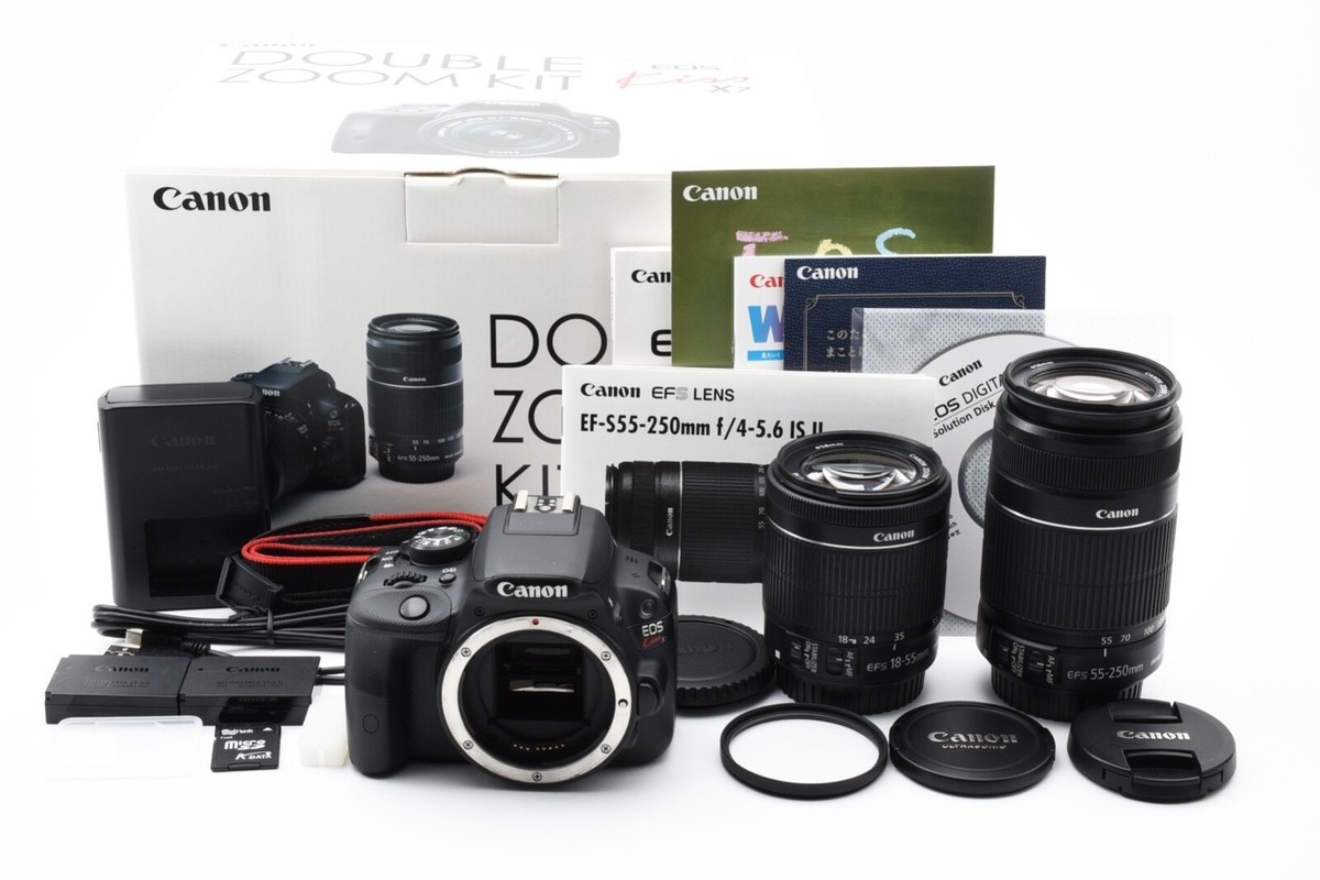 CANON EOS Kiss X7 SLR Digital Camera w/ EF-S 18-55mm / 55
