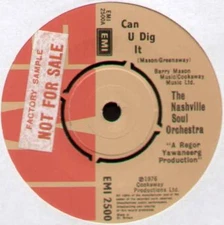 [ROGER GREENAWAY] NASHVILLE SOUL ORCHESTRA~CAN U DIG IT~1976 UK VINYL 7" SINGLE