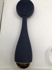 PMD Clean- Smart Facial Cleansing Device With Messaging Silicone Brush - Blue