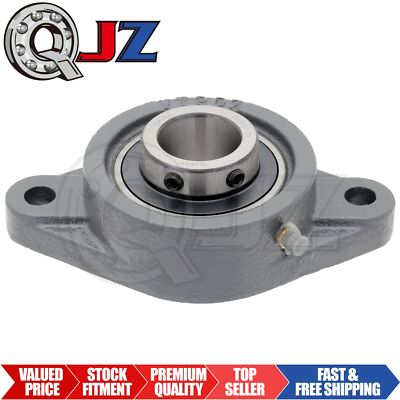 [Qty.1] UCFT207-20 2-Bolt Flange Bearing Unit w/ Set-Screw Lock [1-1/4 ...