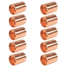 Appli Parts AP-A012B10 1/2 in Wrot Copper Coupling fitting CxC Sweat connections