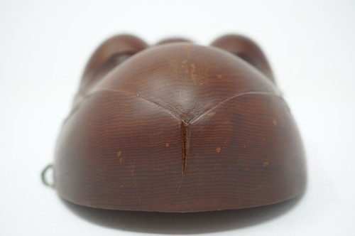 Japanese Noh Theater Mask Otafuku Style Small Vintage Original from Japan 0208D1 - Picture 5 of 12