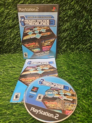 Midway Arcade Treasures 3 (PlayStation 2, 2005) PS2 Game Complete Tested.