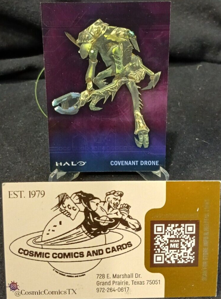 Topps 2007 Halo Embossed Foil No 7 Covenant Drone
